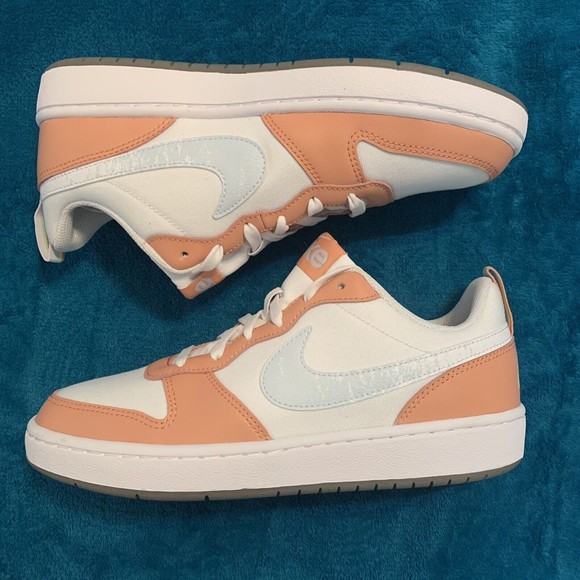 Nike Court Borough Low 2 SE Sneakers DM1216-100 Youth Size 6.5 Women's Size 8 - Picture 3 of 7